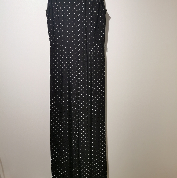 COPY - Ralph Lauren black & white polka dot jumpsuit s14 - Picture 3 of 7